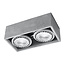 Sollux Plafondlamp Quatro 2L - Beton