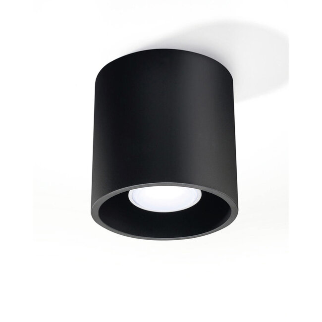 Sollux Plafondlamp Orbis 1L - Zwart