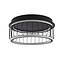 Searchlight Plafondlamp Circolo - Zwart