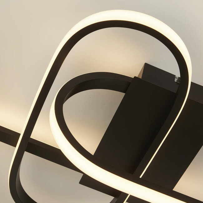 Searchlight Plafondlamp Clip - Zwart