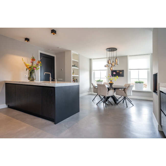 Artdelight Plafondlamp Brock - Zwart