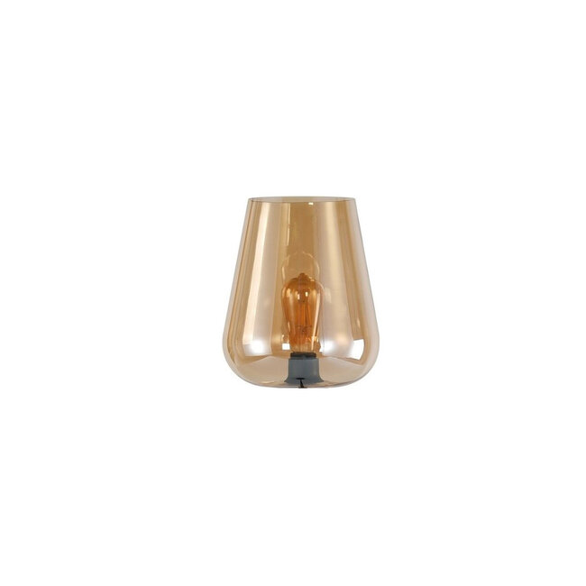 Artdelight Tafellamp Round Goud + Glas Tombo