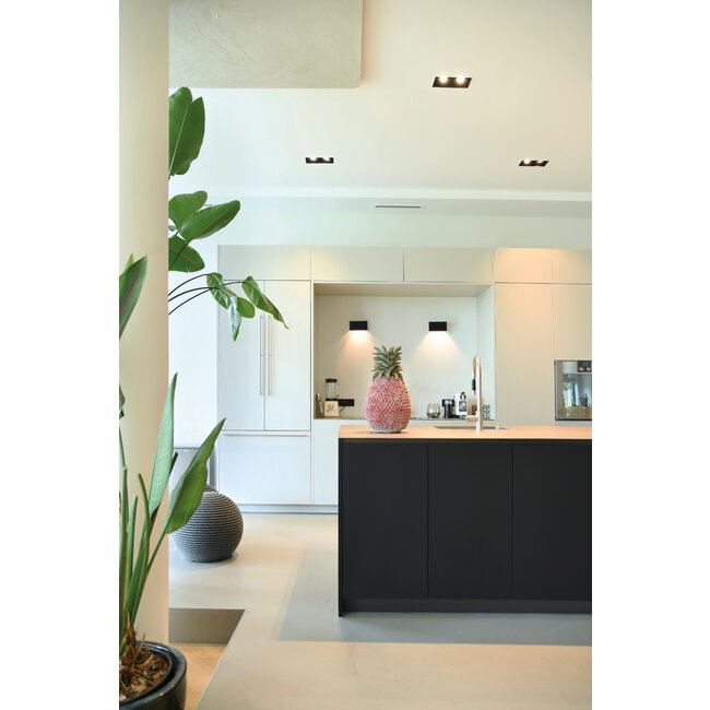 Artdelight Wandlamp Box 1L - Zwart