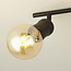 Searchlight Plafondlamp Dance 4L - Zwart