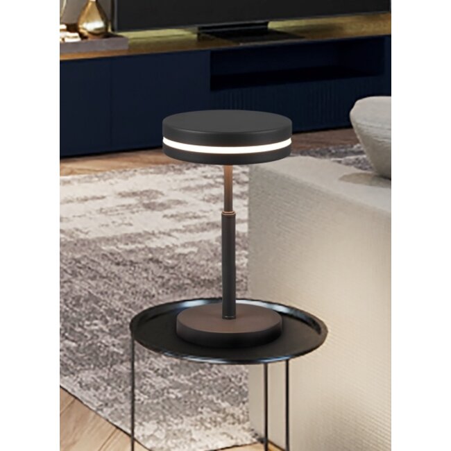 Trio Leuchten Tafellamp Franklin - Antraciet