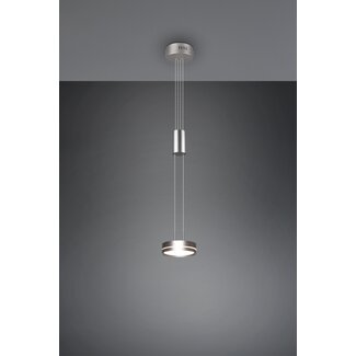 Trio Leuchten Hanglamp Franklin 1L - Mat Staal