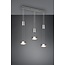 Trio Leuchten Hanglamp Franklin 3L - Mat Staal