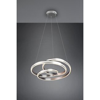 Trio Leuchten Hanglamp Nuria - Mat Staal