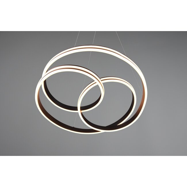 Trio Leuchten Hanglamp Nuria - Mat Zwart