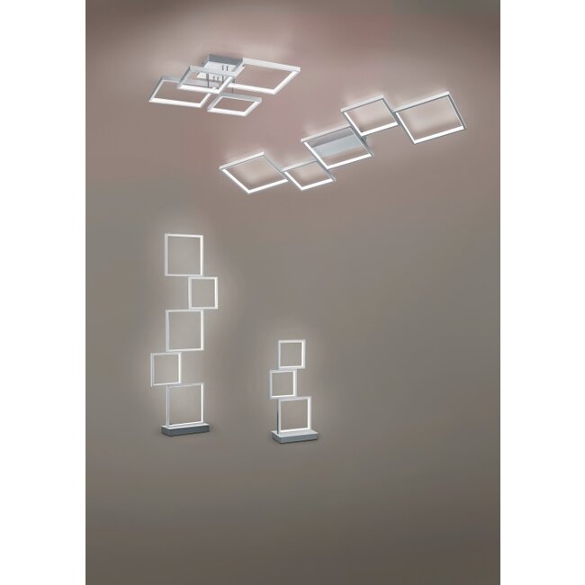 Trio Leuchten Plafondlamp Sorrento 4L - Aluminium