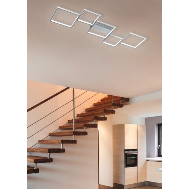 Trio Leuchten Plafondlamp Sorrento 5L - Aluminium