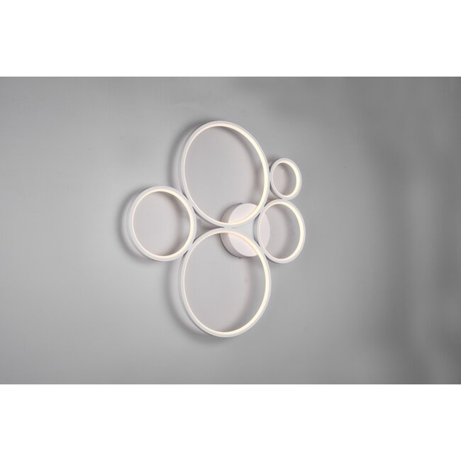 Trio Leuchten Plafondlamp Rondo 5L - Mat Wit