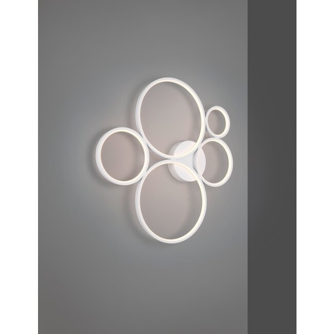 Trio Leuchten Plafondlamp Rondo 5L - Mat Wit