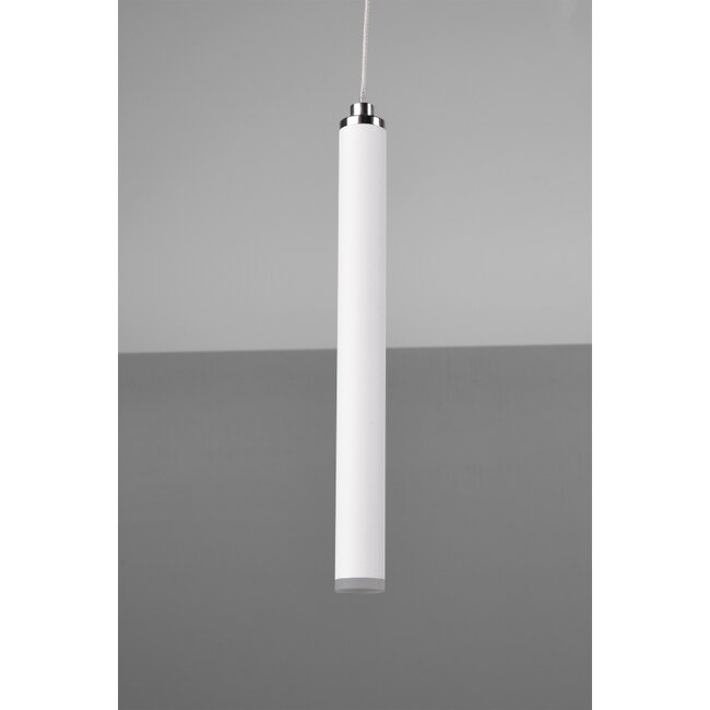 Trio Leuchten Hanglamp Tubular 11L - Mat Wit