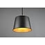 Trio Leuchten Hanglamp Harris 1L - Mat Zwart/Goud