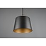 Trio Leuchten Hanglamp Harris 1L - Mat Zwart/Goud