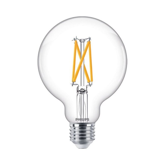 Philips E27 Led Filament Globe 93mm 5,9W 2700K 806lm - Dimbaar