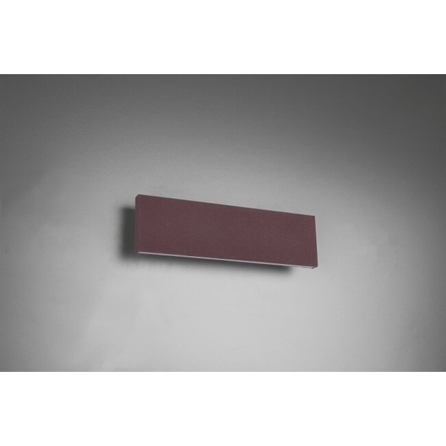 Trio Leuchten Wandlamp Concha 28cm - Roestbruin