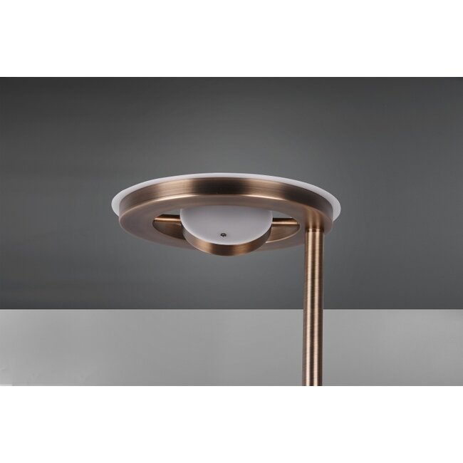 Trio Leuchten Vloerlamp Barrie - Oud Messing