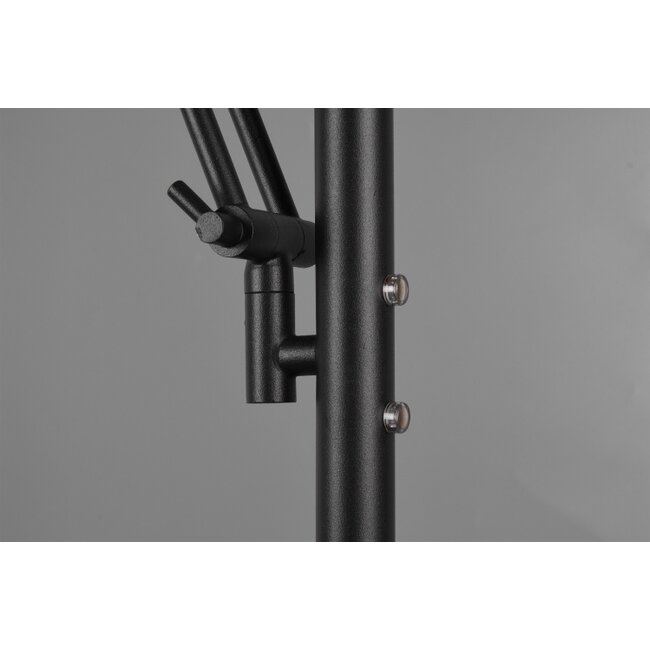 Trio Leuchten Vloerlamp Barrie - Mat Zwart