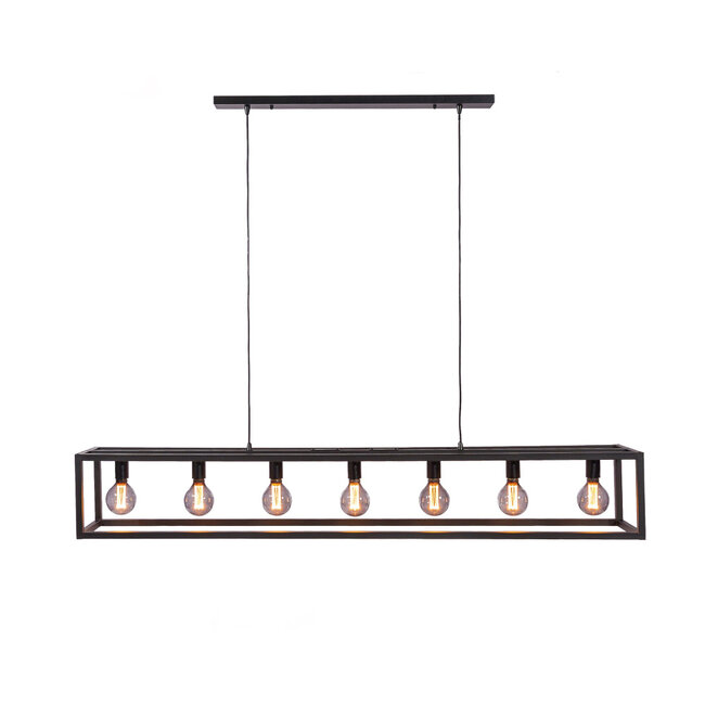 Mooie Hanglamp James 7L - Zwart