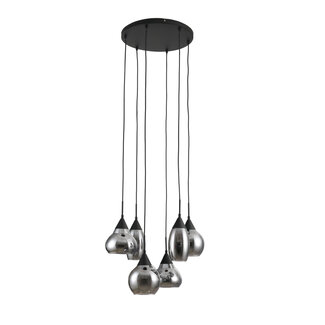 Mooie Hanglamp Curtis 6L - Smoke