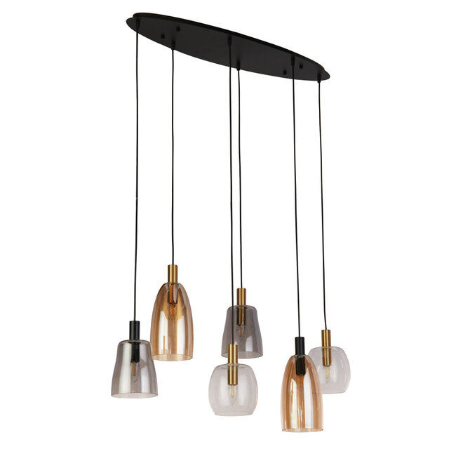 Searchlight Hanglamp Divine 6L - Multicolor