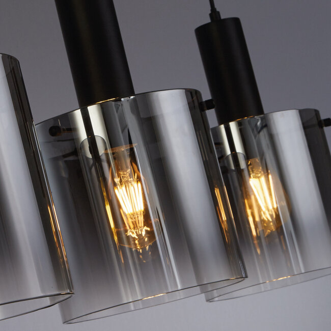 Searchlight Hanglamp Sweden 4L - Smoke