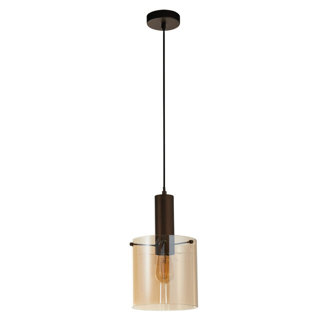 Searchlight Hanglamp Sweden 1L - Amber
