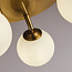 Searchlight Plafondlamp Crosby 3L - Goud/Opaal