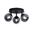 Searchlight Plafondlamp Crosby 3L - Smoke