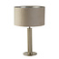 Searchlight Tafellamp London - Zilver/Taupe