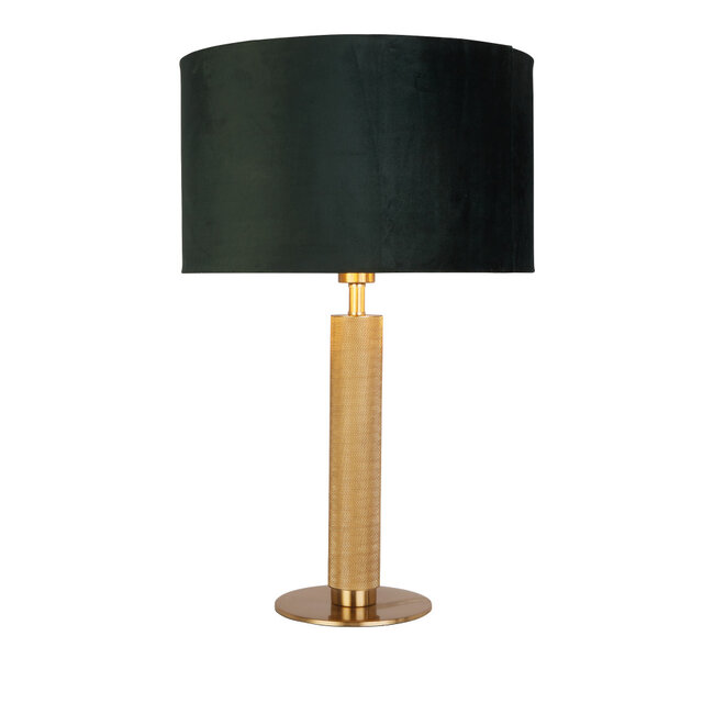 Searchlight Tafellamp London - Brons/Donker Groen
