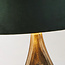 Searchlight Tafellamp Bucklow - Brons/Donker Groen