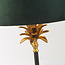 Searchlight Tafellamp Palm - Brons/Donker Groen
