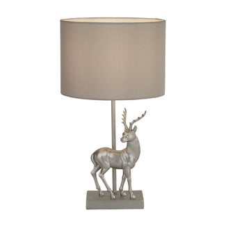 Searchlight Tafellamp Deer - Zilver/Grijs