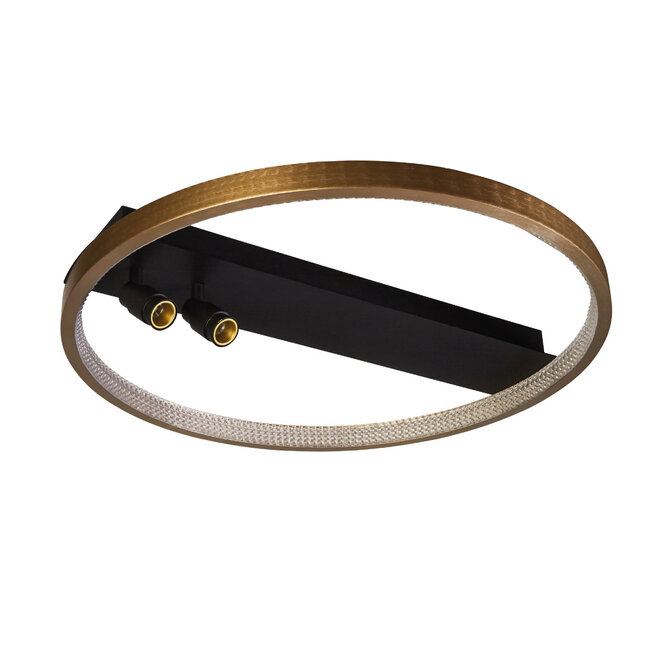 Searchlight Plafondlamp Grace - Zwart/Goud