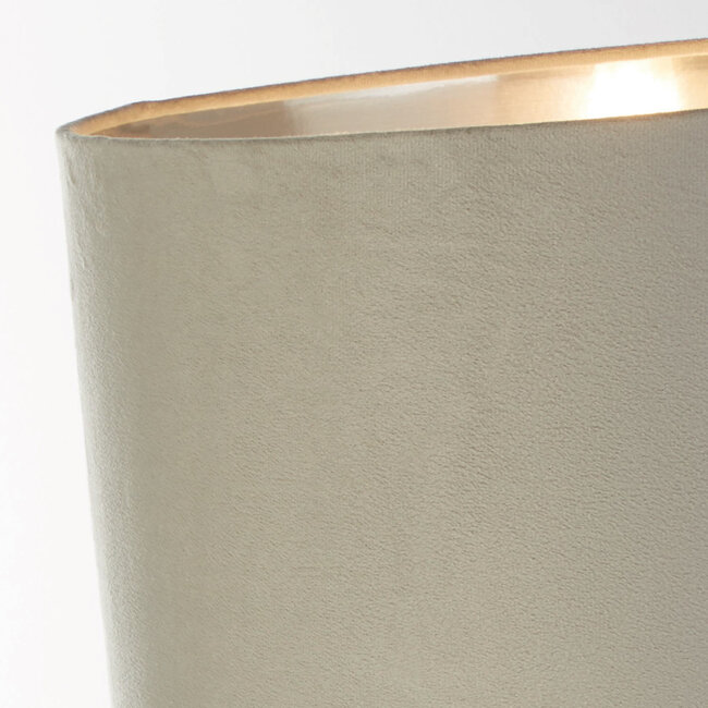 Searchlight Tafellamp Whitby - Zilver/Licht Grijs