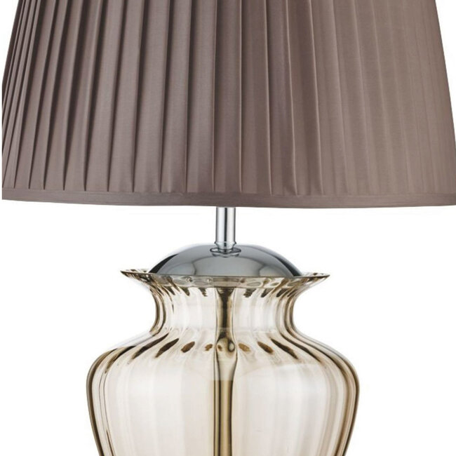 Searchlight Tafellamp Elina - Amber/Bruin