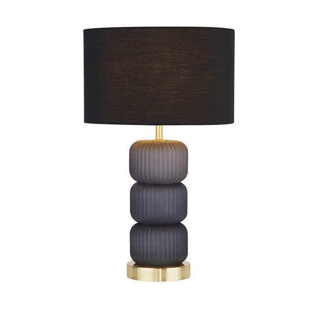 Searchlight Tafellamp Niagra - Goud/Blauw/Zwart