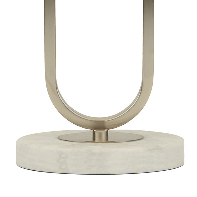 Searchlight Tafellamp Dome Wit/Grijs