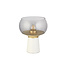 Searchlight Tafellamp Goblet - Wit/Brons/Smoke
