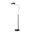 Searchlight Vloerlamp Swan- Zwart/Goud