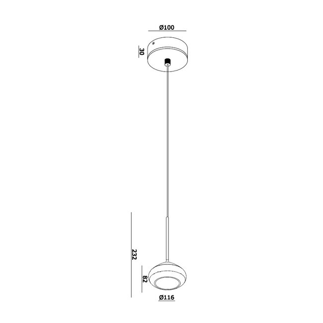 Artdelight Hanglamp Phoenix - Staalgrijs