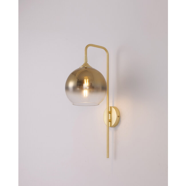 Artdelight Wandlamp Dajano - Goud