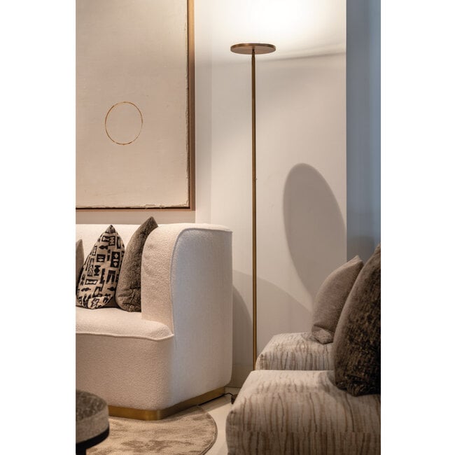 Artdelight Vloerlamp Novara - Brons