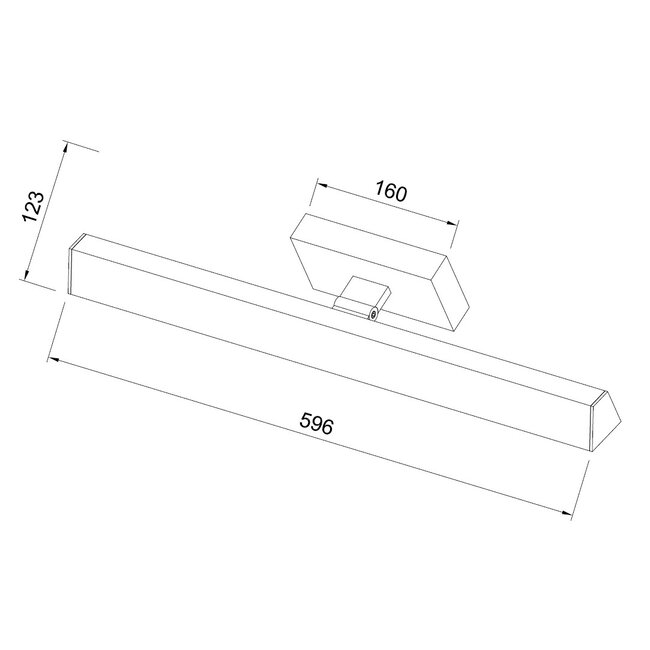 Artdelight Wandlamp Rivera - Zwart