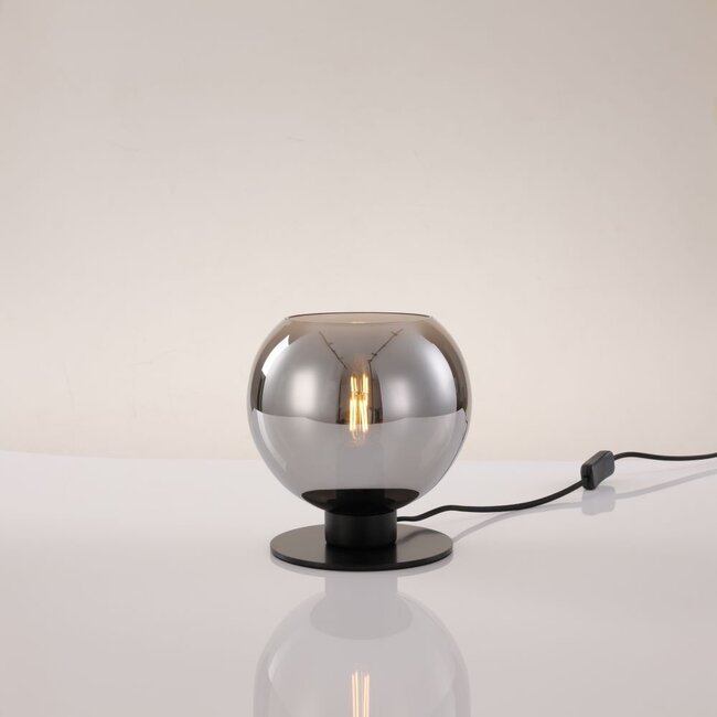 Artdelight Tafellamp Disk - Zwart