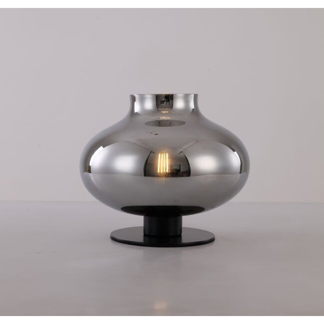 Artdelight Tafellamp Disk - Zwart