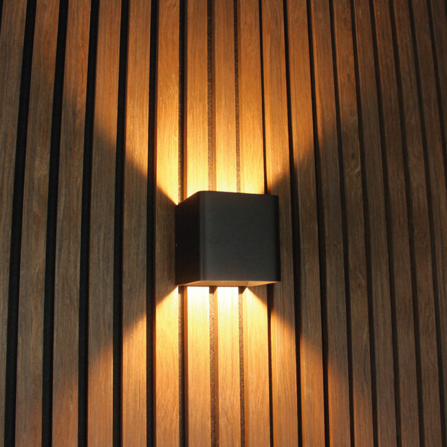 Artdelight Wandlamp Fulda - Zwart